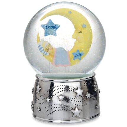 Ucaabnel Sweet Dream Silverplate Musical Water Globe