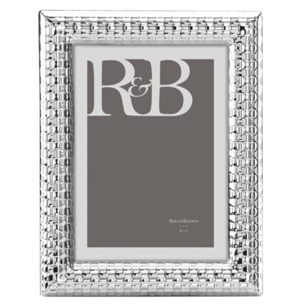 Ucaabnel Watchband Silver 5" x 7" Photo Frame