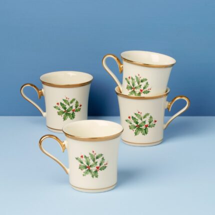 Ucaabnel Holiday Mugs - Set of 4