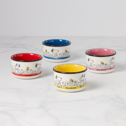 Ucaabnel Chef Snoopy Snack Bowls - Set Of 4